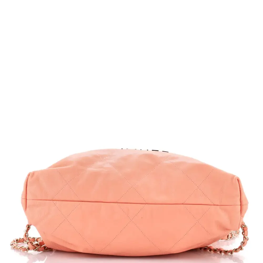 Chanel 22 Chain Backpack Quilted Caviar #269308C46B